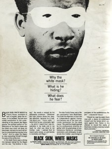 Promotional newspaper review for Black Skin White Masks. Source: Ross Wolfe, The Charnel-House.
