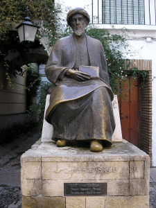 Statue of Maimonides in his hometown, Cordova