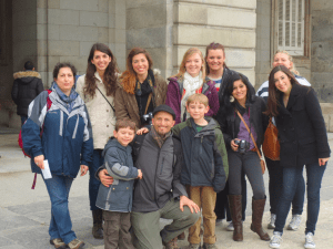 photo of student group in Madrid in 2013